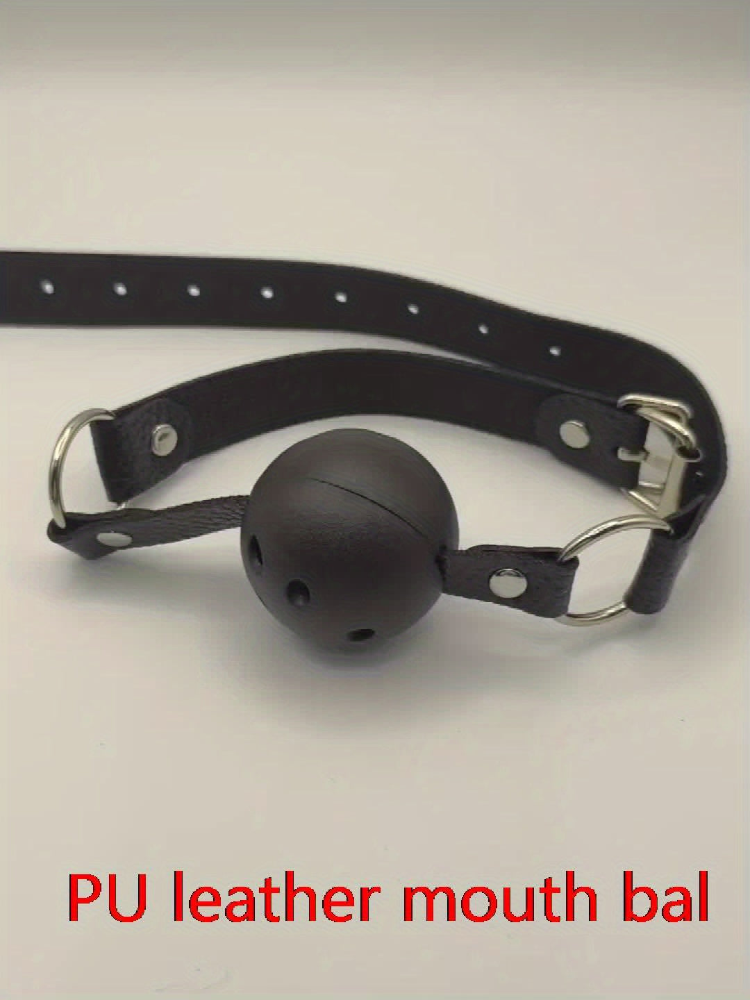 Adult Intimacy Accessories, Leather Gag Ball, Couples Flirting Game Props, Alternative Toys for Adults