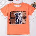 Vibrant Bull Graphic Tee - Soft, Comfortable Round Neck T-Shirts for Boys and Girls - Summer Fashion Essentials