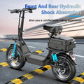 Electric Scooter Powerful, Adaptable To All Terrains, Essential For Outdoor Adventures, Simple Design, Friendly Travel, New Choice For Urban Life; 500W Power, Speed Of 20MPH, Range Of 30MILES, Climbing Slope Of 20-30, Long-te