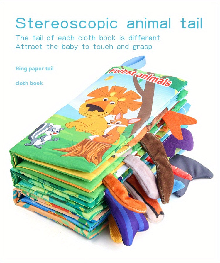 [Touch Feel Books] Touch Feel Cloth Books | Crinkle Soft Sensory Toys | Christmas Stocking Stuffers Gifts