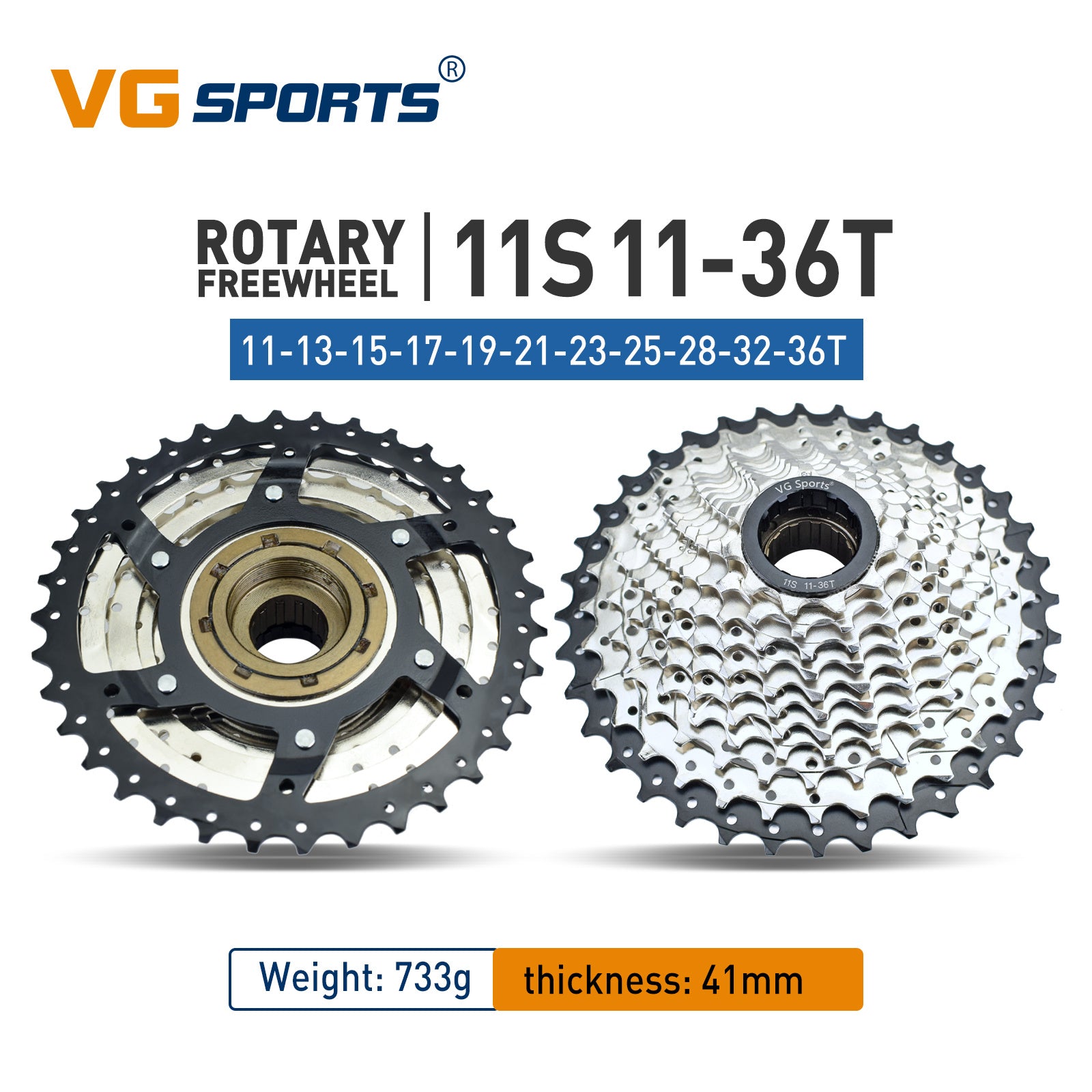 High-Performance Bicycle Freewheel with Smooth Shifting - Compatible with Rotating Bisiklet Hub - Choose from 5 to 11 Speeds and 14-36T Gear Range