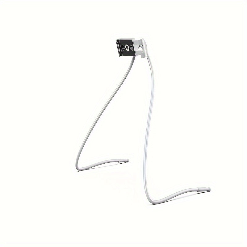 55cm Tall Adjustable Bendable Overhead Smartphone and Tablet Stand - Universal Lazy Holder with Sturdy TPU Frame for Bedside and Living Room - Water-Resistant, Convenient and Space-Saving Home and Office Essential
