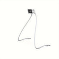 55cm Tall Adjustable Bendable Overhead Smartphone and Tablet Stand - Universal Lazy Holder with Sturdy TPU Frame for Bedside and Living Room - Water-Resistant, Convenient and Space-Saving Home and Office Essential
