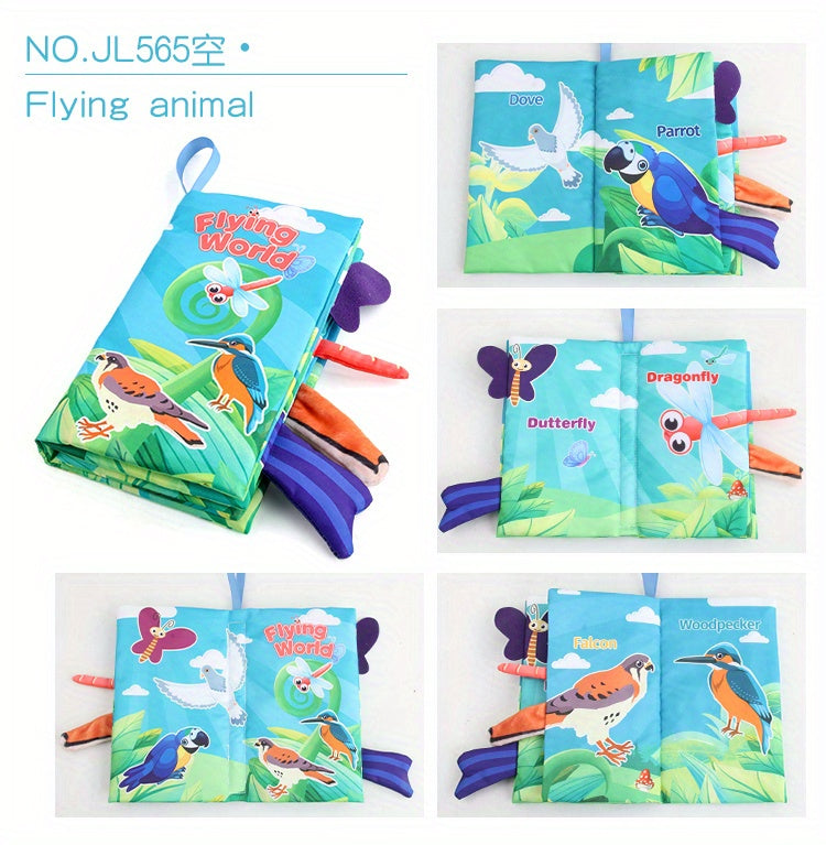 [Touch Feel Books] Touch Feel Cloth Books | Crinkle Soft Sensory Toys | Christmas Stocking Stuffers Gifts