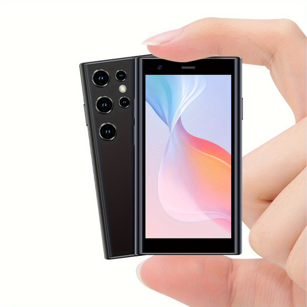 Mini Smartphone 3G Unlocked Mini Phone Kid's Smartphone 3.0'' HD Touch Screen World's Smallest Phone 1000mAh Battery Dual SIM Little Mobile Phone with Face ID Pocket Youngsters Cellphone 2GB+16GB Best Backup Phone Best Creati