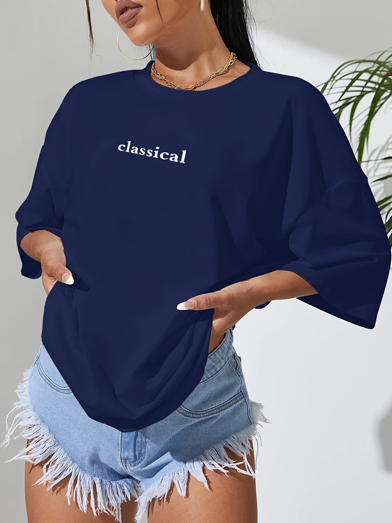 Women'S Soft Pink T-Shirt - Loose Fit Everyday Casual Top with Round Neck & Short Sleeves - Breathable Everyday Basic Tee for Women - Minimalist Everyday Outfits, Ladies T Shirts, Summer Clothing, Relaxed Fit Shirt, Medium St