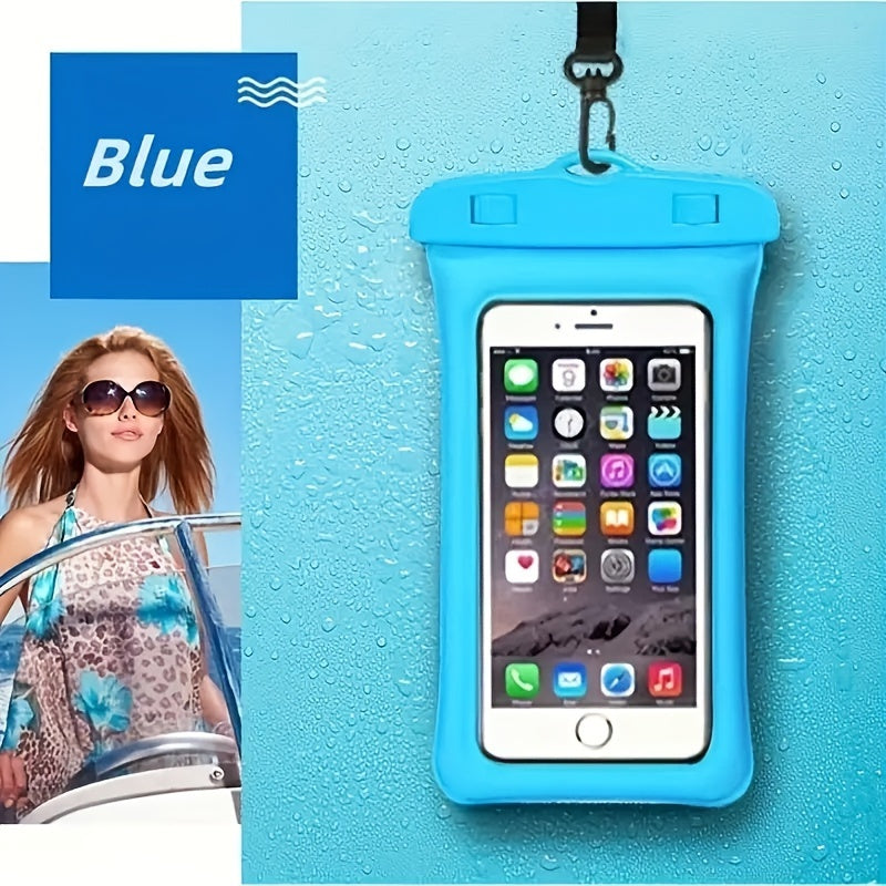 1pc Oversized Waterproof Bag-Keep Your Smartphone Dry And Protected Underwater! Perfect For Underwater Activities, Beach, Swimming, Surfing And Rafting