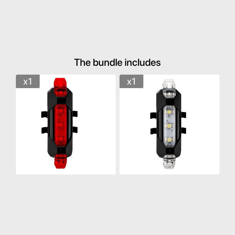 USB Rechargeable LED Bike Tail Light - 4 Flashing Modes For Safety And Visibility - Mountain And Road Bicycle Taillight For Riding And Cycling