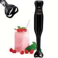 WANVOAPLS 2-Spoed Handheld Immersion Blender - Afneembare Skag vir Maklike Skoonmaak - Ophanglus vir Berging - Elektriese Handmenger vir Sop, Smoothies, Souse, Babakos, Melkskommels, Puree - Kompakte Kombuisstaafmenger vir