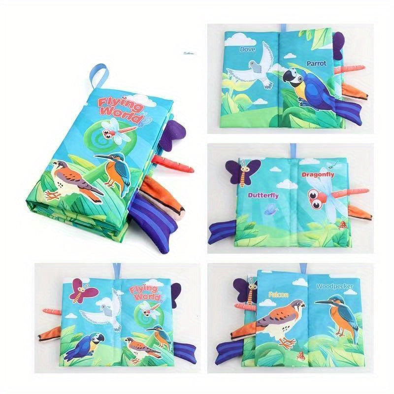 [Touch Feel Books] Touch Feel Cloth Books | Crinkle Soft Sensory Toys | Christmas Stocking Stuffers Gifts