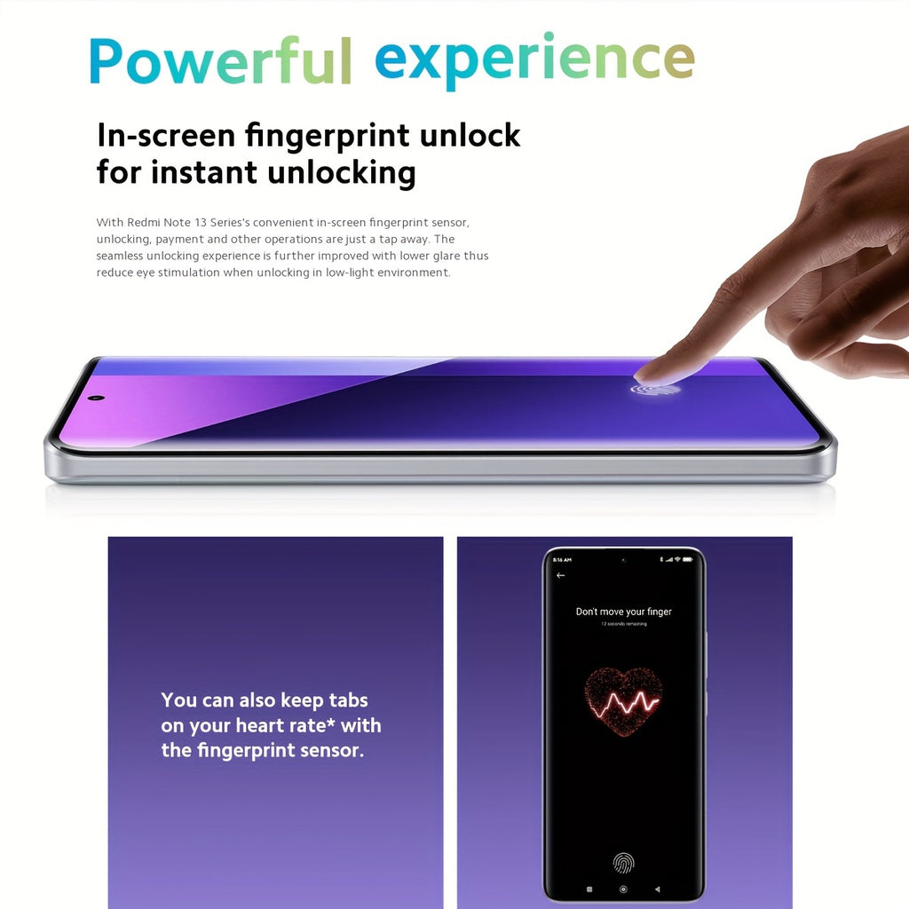 Xiaomi Redmi Note 13 Pro Plus 5G 12G+512G 6.67'' Screen, Unlocked Smartphone, 5000 MAh Battery, 256GB ROM Memory, 8GB RAM, Android 13, MediaTek Dimensity 7200, 4nm Engraved, 8-Cores Up To 2.8GHz