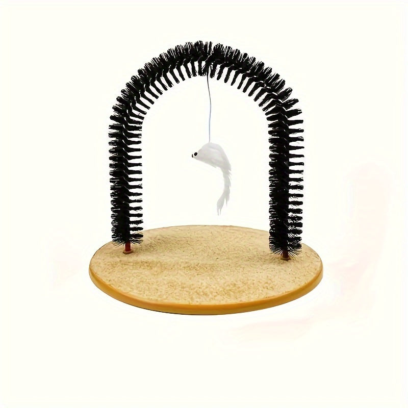 [Self-Grooming Cat Arch] Self-Grooming Cat Arch | Massage & Grooming Brushes - Cats Can't Resist Scratching Toys