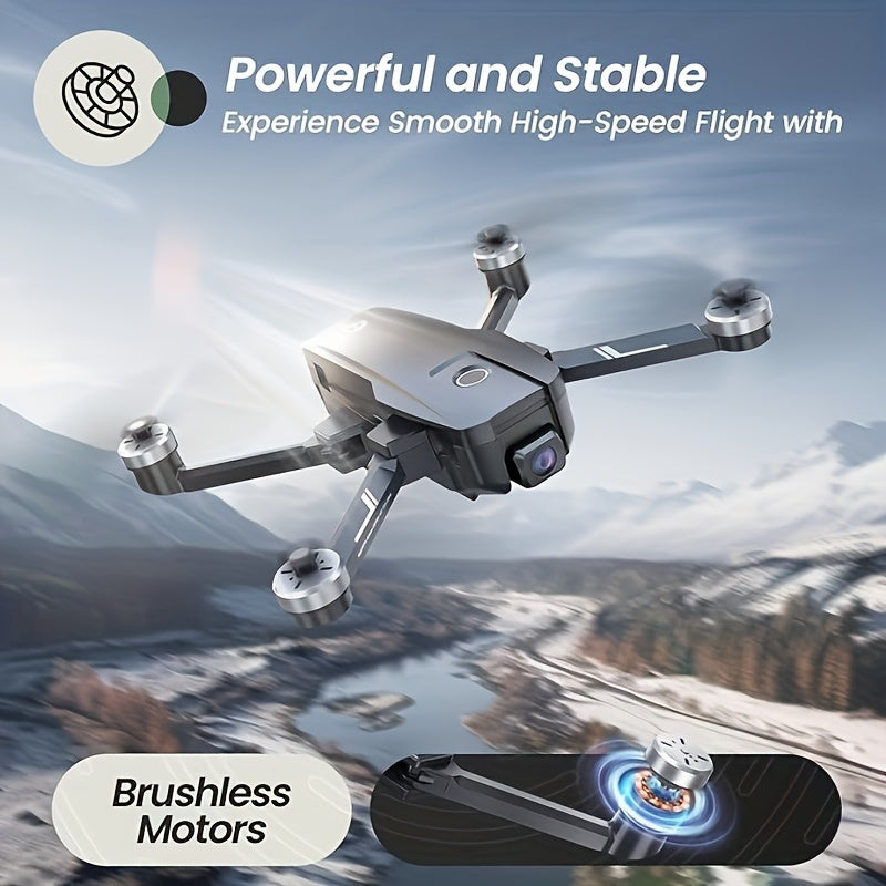 Holy Stone HS720E Drones with Camera for Adults 4K, 2 Batteries 46 Min Flight Time, 5GHz FPV Transmission, 130° FOV EIS Camera, Brushless Motor, Auto Return, Follow Me, GPS Drone for Beginner