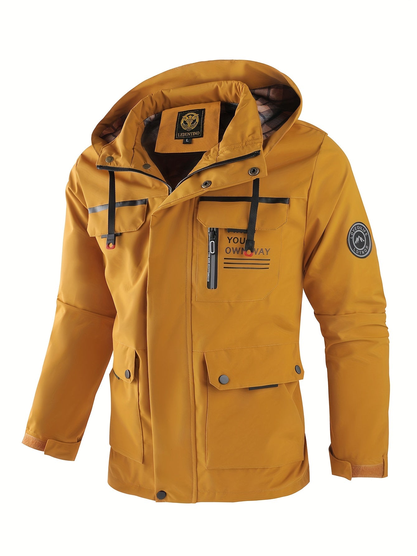 Spring and Summer Men's Fashion Casual Windbreaker Pilot Jacket Outdoor Sports Jacket