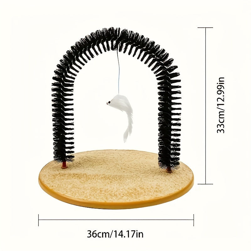 [Self-Grooming Cat Arch] Self-Grooming Cat Arch | Massage & Grooming Brushes - Cats Can't Resist Scratching Toys