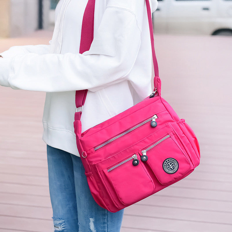 Women's Single Shoulder Crossbody Bag Lightweight Nylon Cloth Bag Casual Women's Bag