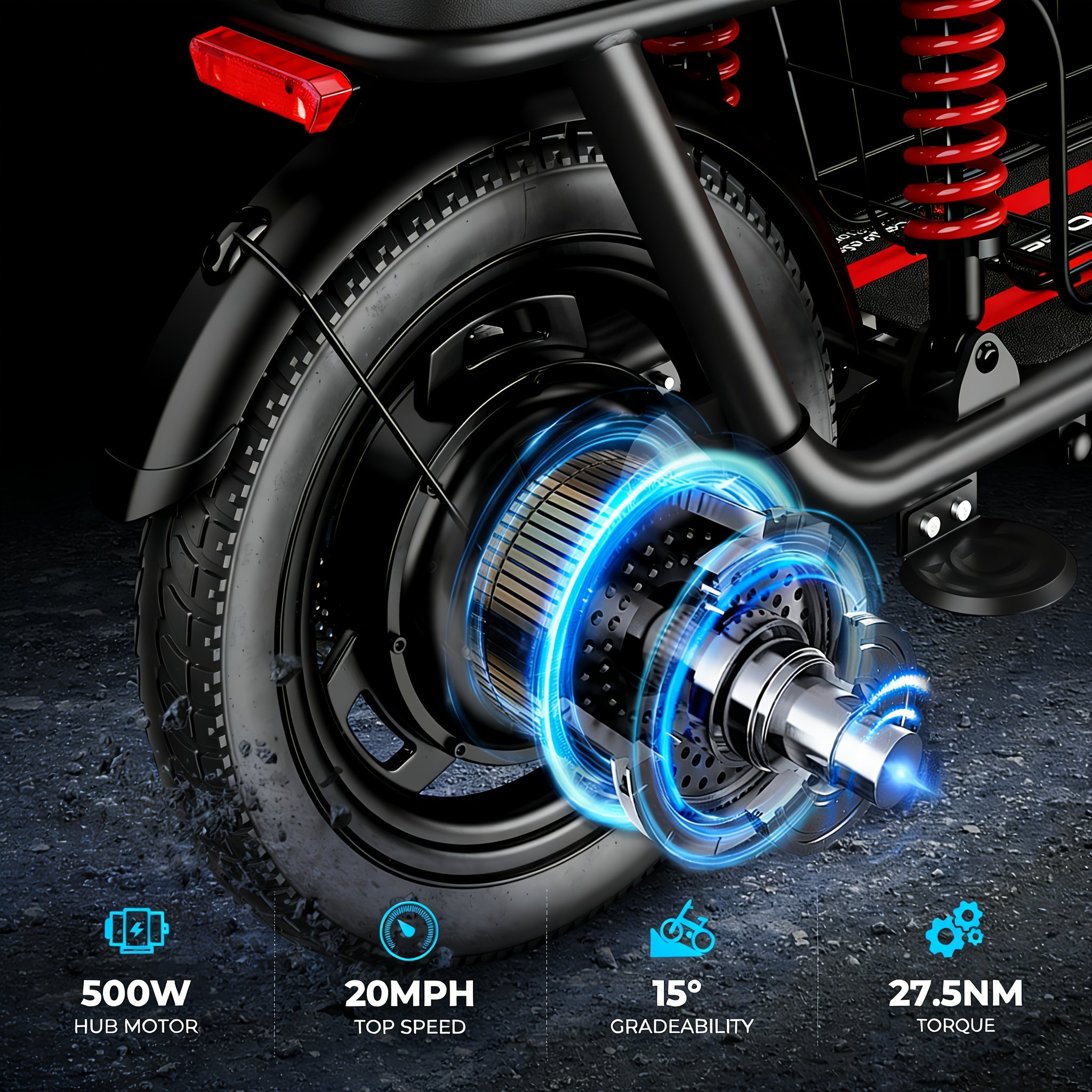 750W Peak Electric Scooter Featuring a Complimentary Seat And Basket - 480Wh Battery, Dual Suspension, Speeds Up to 22MPH, a Range of 25 Miles, LCD Display, And a Maximum Load Capacity of 330Lbs (Ideal for Commuting). This Fo