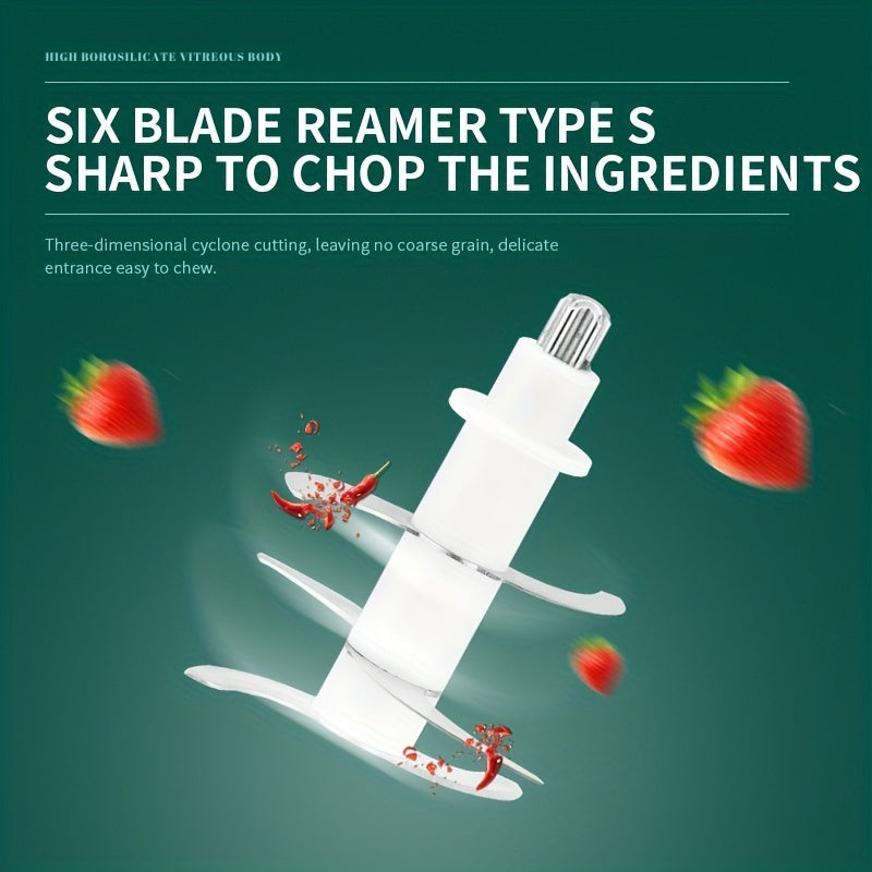 7.4v-20.29oz Multifunctional Electric Meat Grinder - Perfect for Grinding Meat, Garlic, and Making Complementary Food