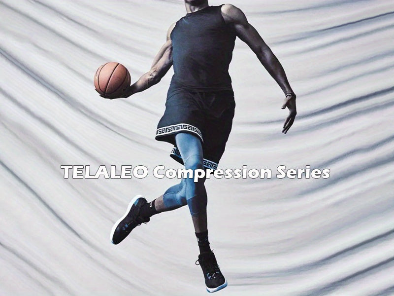 [5-Pack Athletic Shirts] TELALEO 5-Pack Men's Athletic Compression Shirts | Sleeveless Workout Tank Tops for Running, Basketball & Outdoor Activities, Breathable & Supportive Design, Black, White, Red, Blue