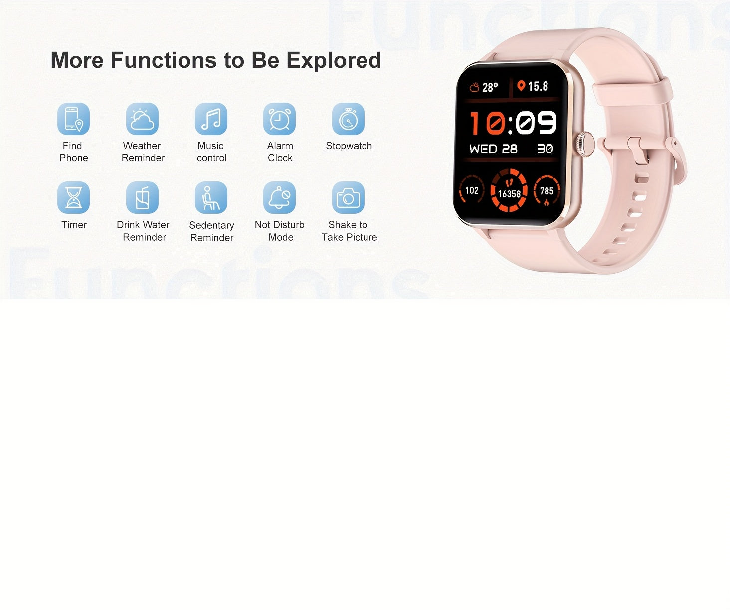 Smart Watch(Answer/Make Call), 1.85" Smart Watches for Men Women Voice Assistant, Push Message, 100+ Sport Modes, Fitness Activity Tracker, Weather, Stopwatch, Timer, Pedometer, Smartphone Watch, The Perfect Gift for Men And