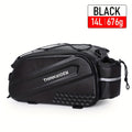 14L Hard Shell ThinkRider Bicycle Rear Hunch Bag - Anti-Splash Material, Rain Cover Included