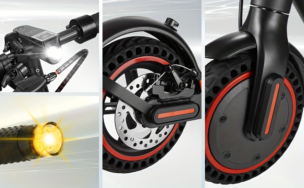 8.5 duim opvoubare elektriese bromponie vir volwassenes met LED-skerm en motor se kragreeks van 350W, Klas A 7.8/10.4Ah Litiumbattery, 3 Spoedmodusse, 15 - 30 myl reikafstand en maksimum laaikapasiteit van 120 KG