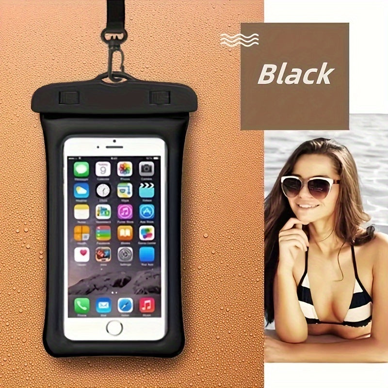 1pc Oversized Waterproof Bag-Keep Your Smartphone Dry And Protected Underwater! Perfect For Underwater Activities, Beach, Swimming, Surfing And Rafting