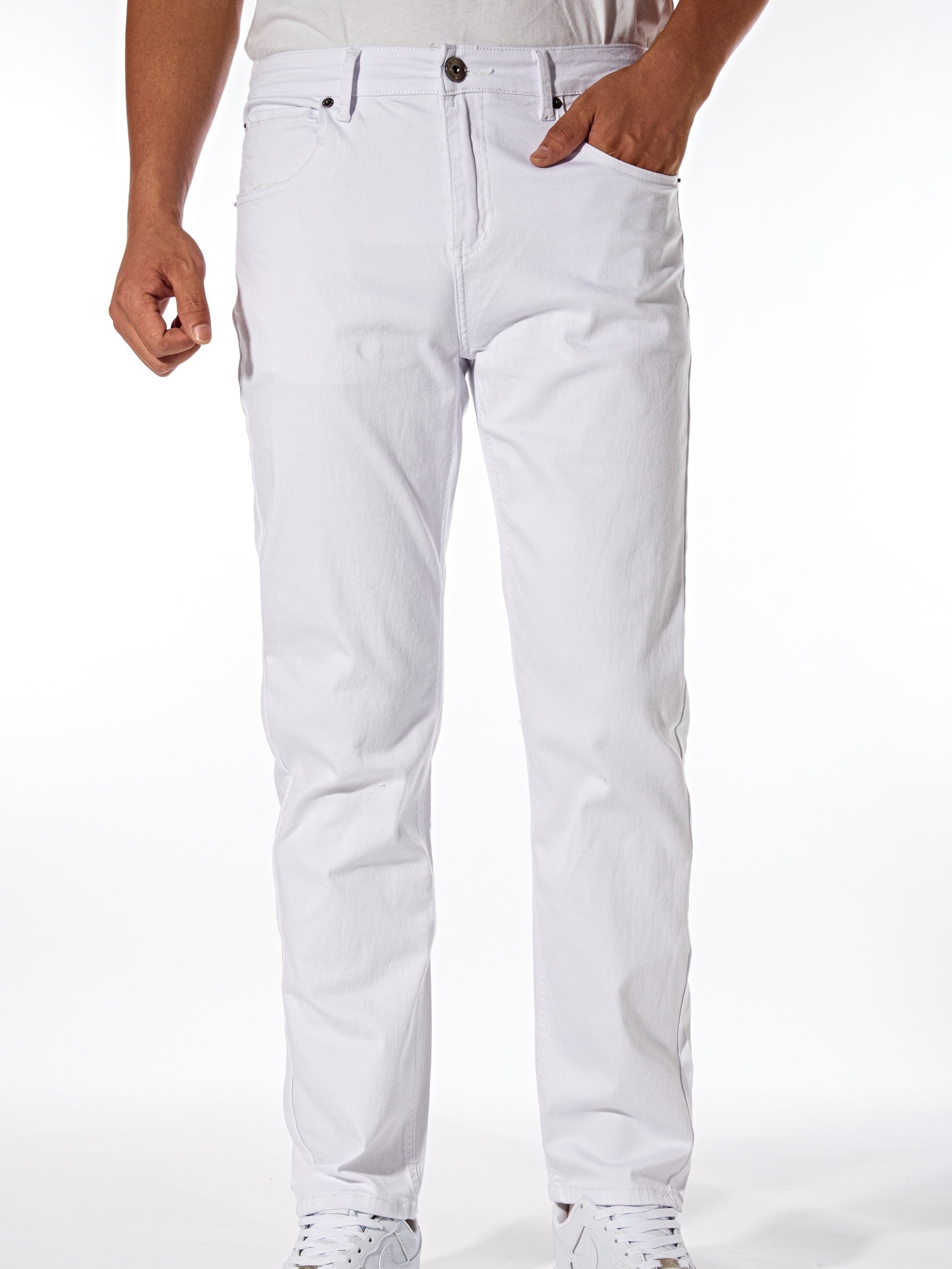 Mens Ultra-Comfort Skinny Stretch Jeans - Premium Mid-Weight Denim for Effortless Style in Spring & Fall