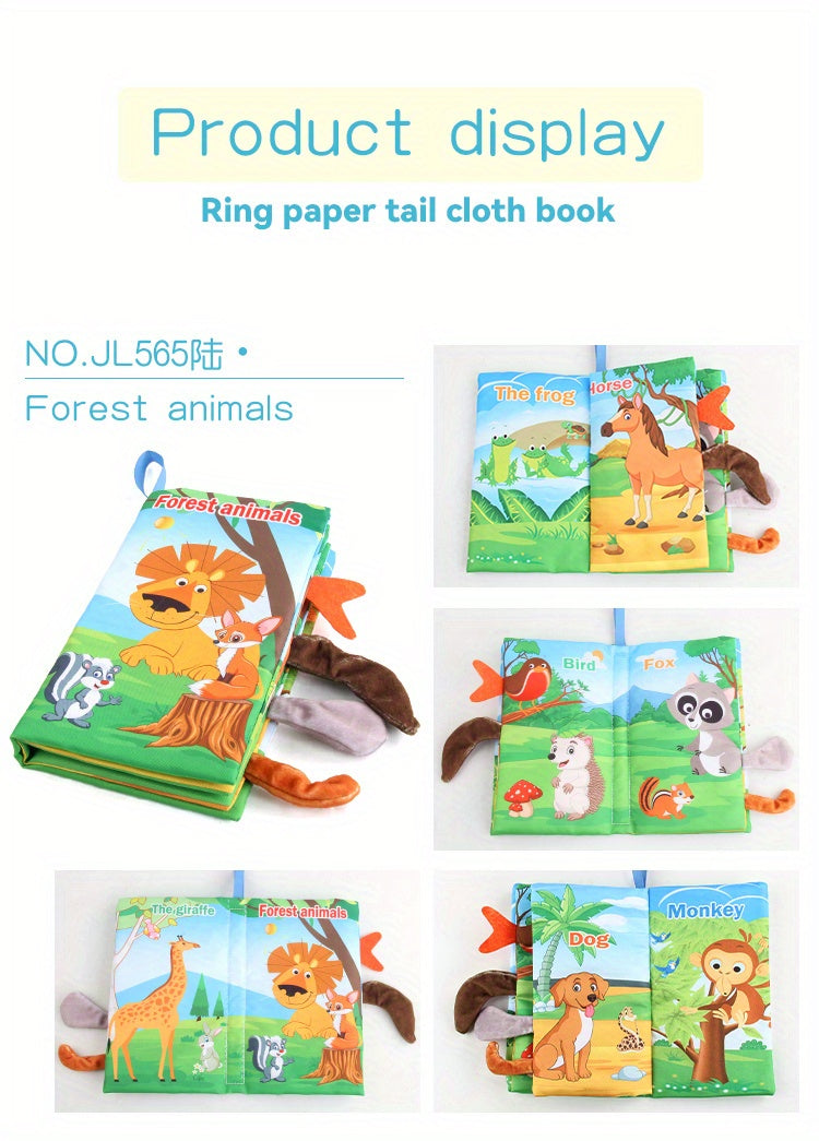 [Touch Feel Books] Touch Feel Cloth Books | Crinkle Soft Sensory Toys | Christmas Stocking Stuffers Gifts