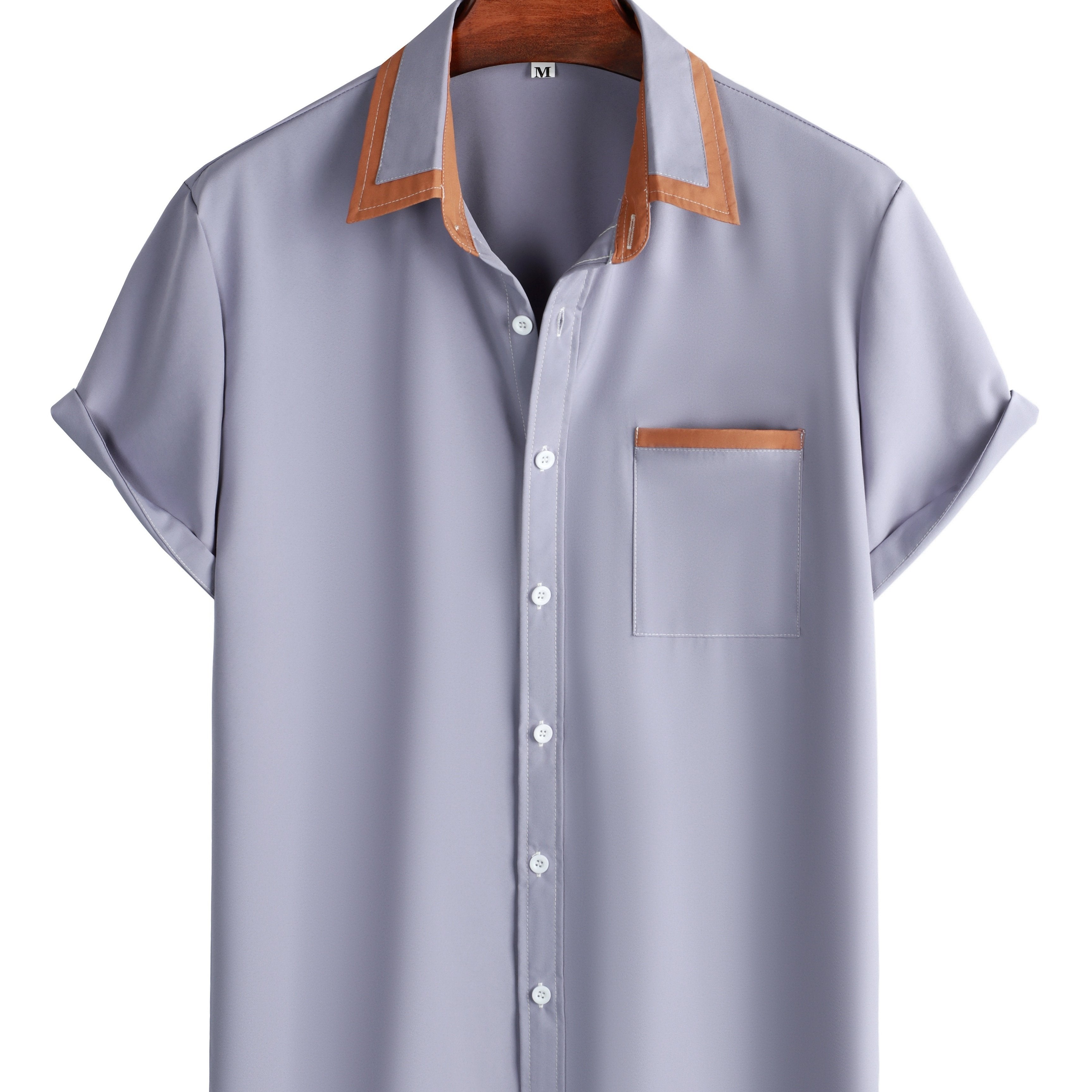 New Lightweight Casual Short-Sleeve Shirt for Men for Spring And Summer.