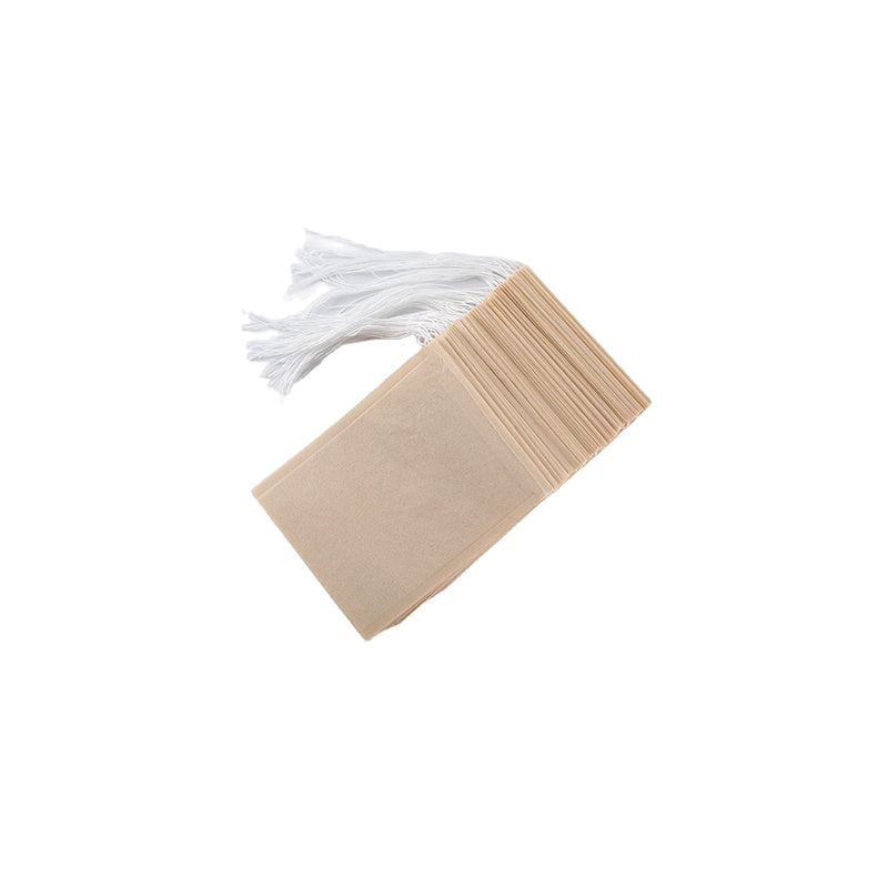 100pcs Disposable Natural Paper Filter Bags for Coffee, Tea, and Food - Safe and Convenient Brewing Solution