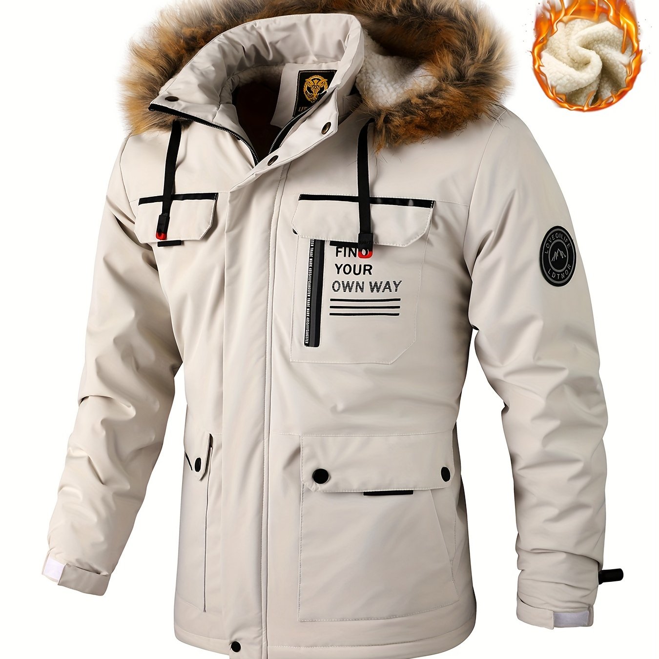 2022 Autumn And Winter New Men'S Fashionable Windbreaker Jacket Casual Outdoor Sports Zipper Jacket