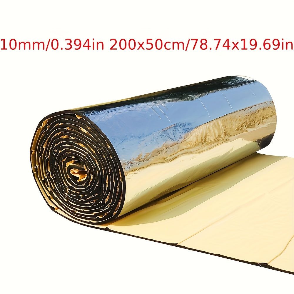 78.74x19.69inch Car Soundproof Pad | 5/7/10mm Thickness Sound Deadening Mat, Heat &Noise Insulation | Closed Cell Foam Hood Deadener Auto Accessories