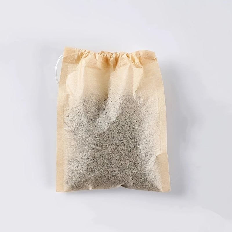 100pcs Disposable Natural Paper Filter Bags for Coffee, Tea, and Food - Safe and Convenient Brewing Solution