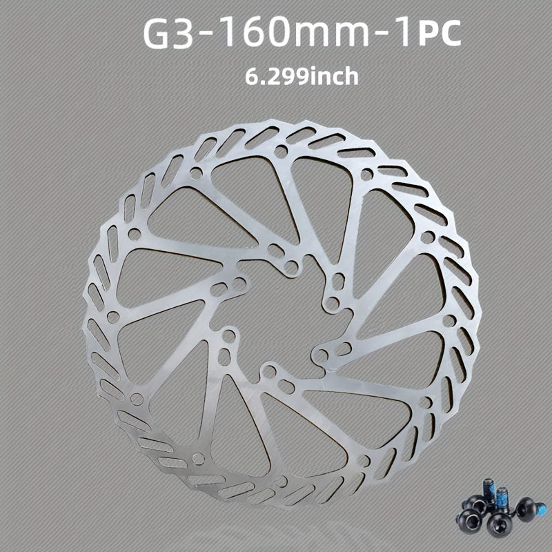 Bicycle Ultralight Brake Disc 160MM-180MM MTB Bike Disc Brake Pad Cassette Brake Disc With Screws