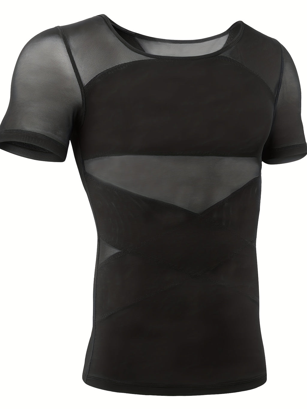 SCARBORO Men's Compression Shirt for Body Shaper Slimming Vest Tight Tummy Underwear Tank Top