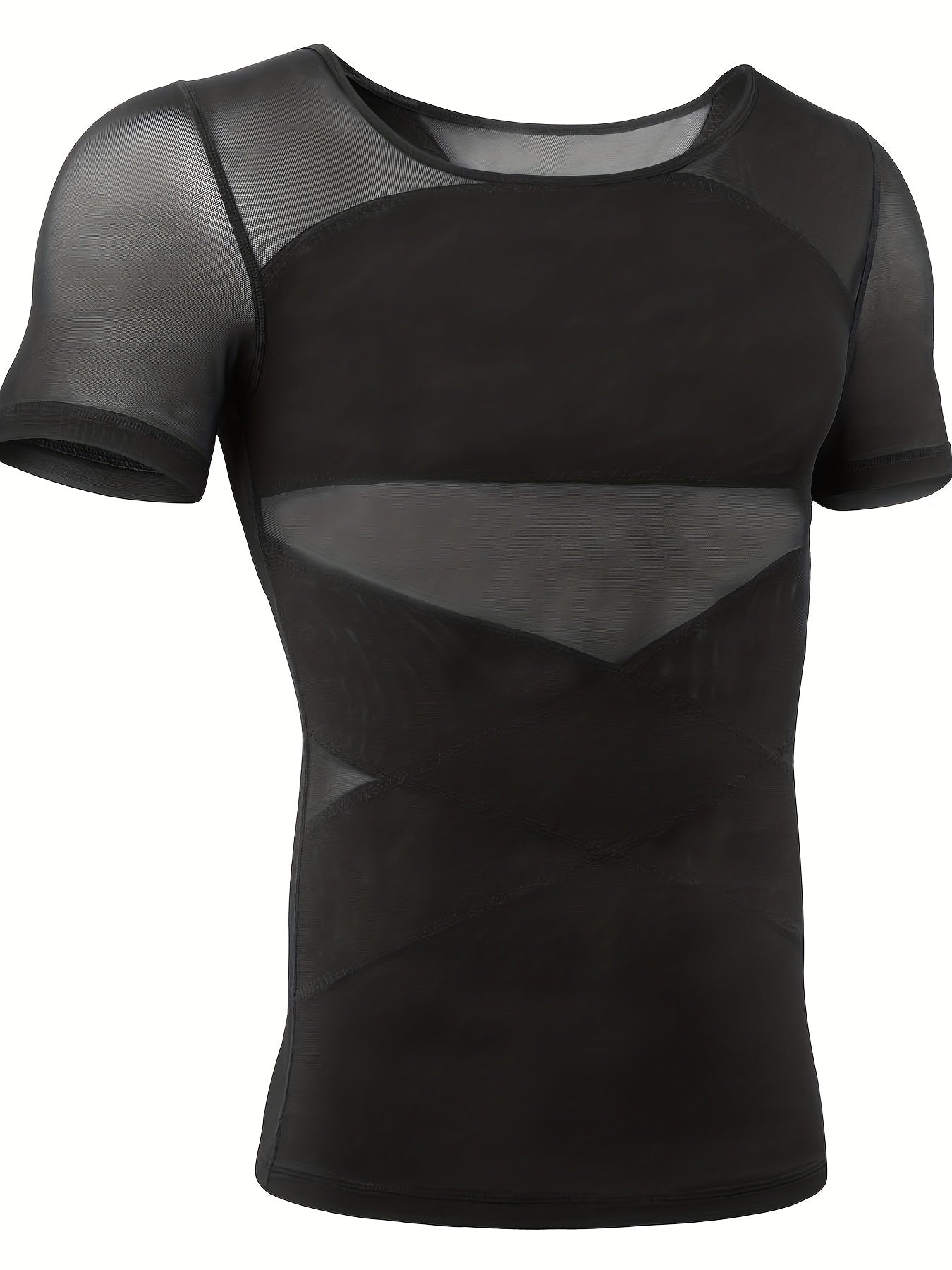 SCARBORO Men's Compression Shirt for Body Shaper Slimming Vest Tight Tummy Underwear Tank Top