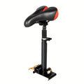 Compatible for Xiaomi M365/M365 Pro Electric Scooter Seat - Height-Adjustable with Soft PU Cushion & Breathable Cover, Heavy-Duty Aluminum Alloy Frame, Fit for /, Easy Installation ()
