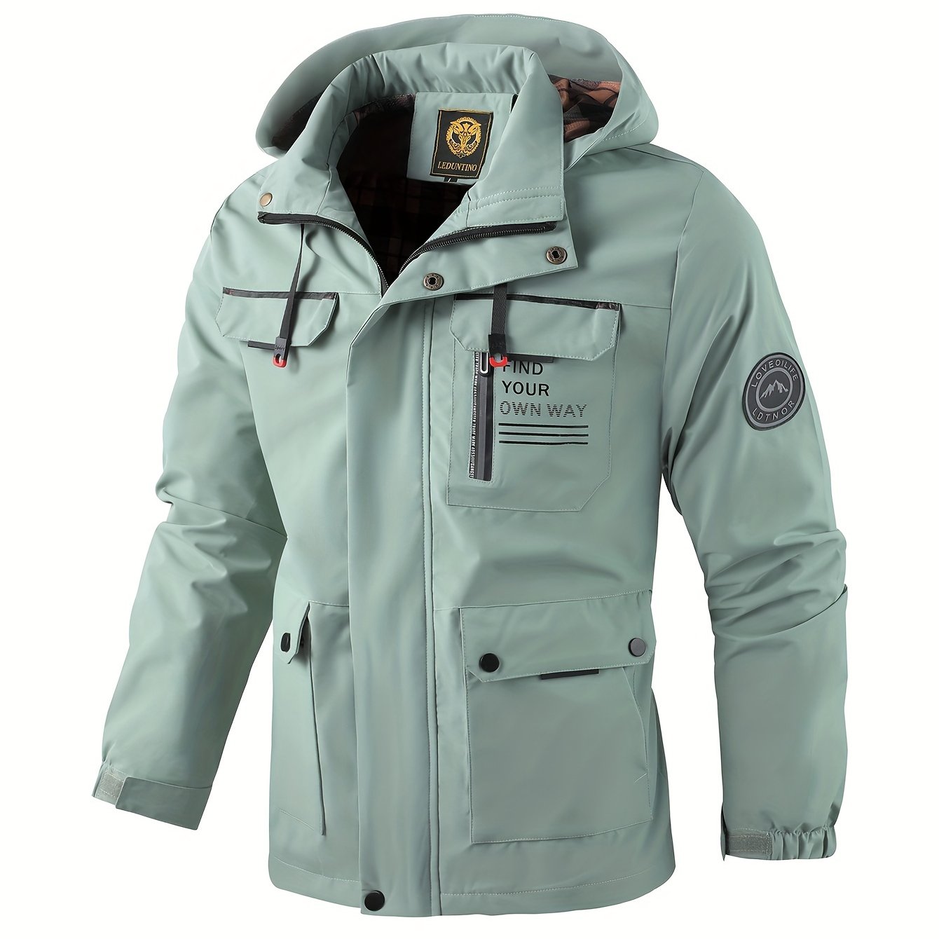 Spring and Summer Men's Fashion Casual Windbreaker Pilot Jacket Outdoor Sports Jacket