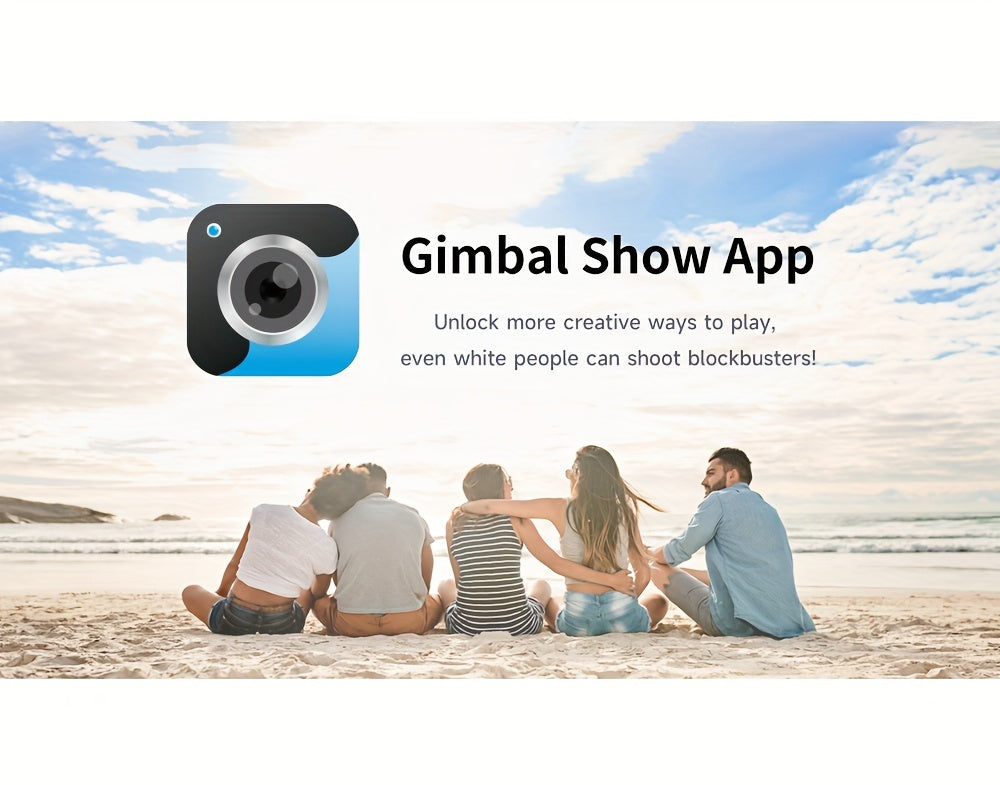 3-Axis Portable Smartphone Gimbal Stabilizer - Auto Tracking, Foldable, Rechargeable Lithium Battery, Wireless, USB Charging - Ideal for Video Recording, Vlogging, and Target Tracking