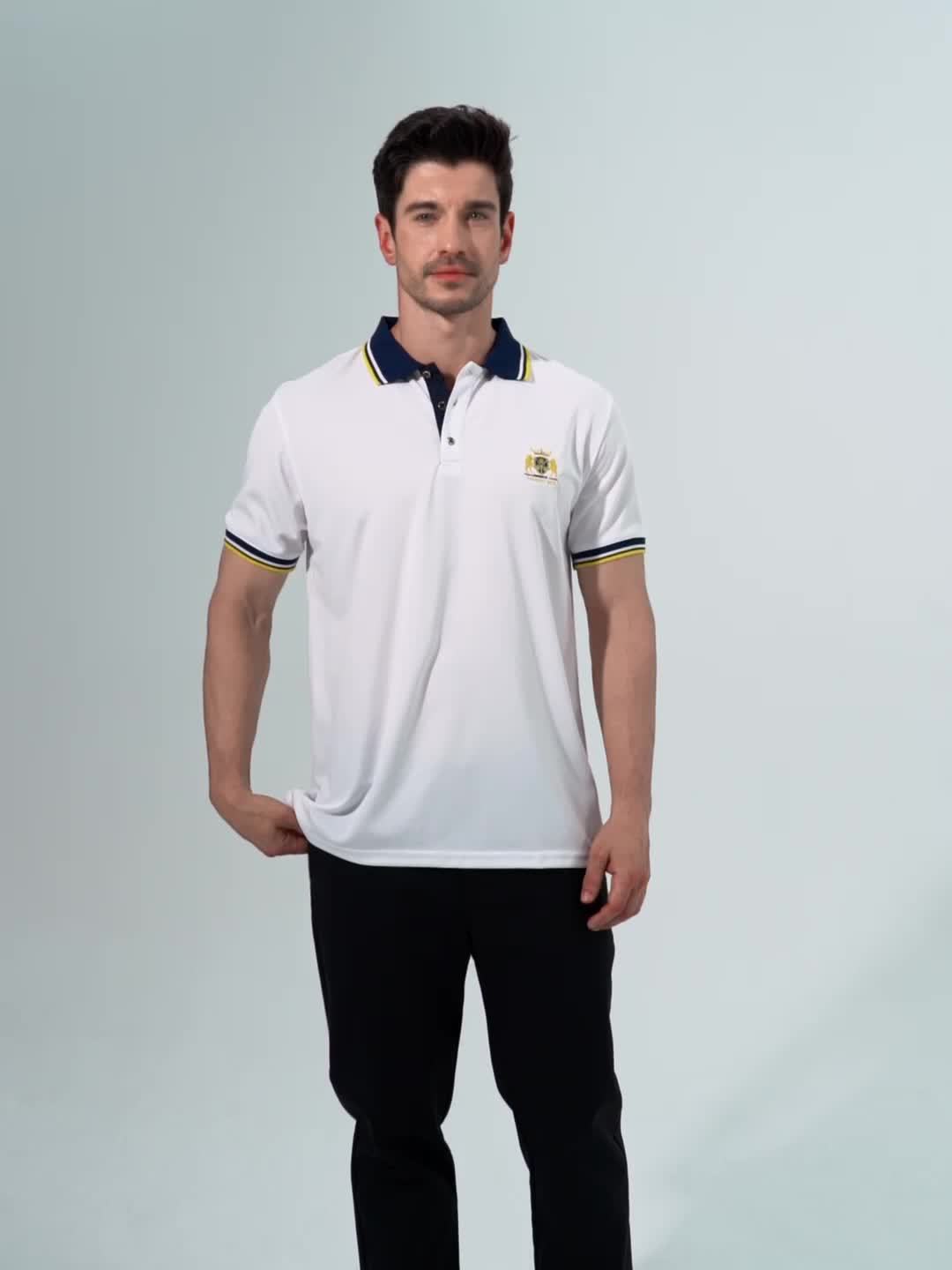 Plus Size Men'S Polo Shirts, Loose Elastic Comfortable Causal Short Sleeve for Business Formal Occasions Gifts