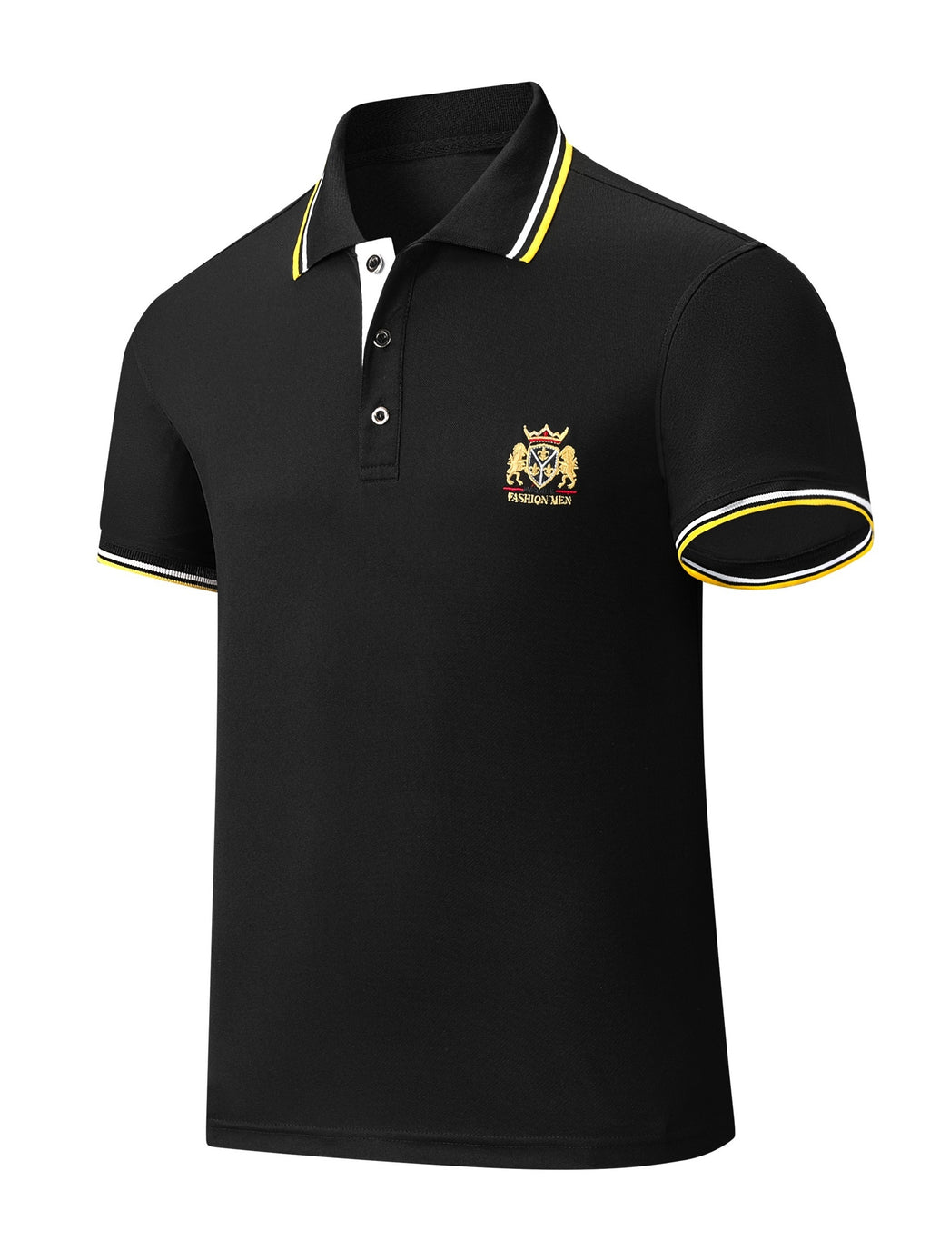 Plus Size Men'S Polo Shirts, Loose Elastic Comfortable Causal Short Sleeve for Business Formal Occasions Gifts