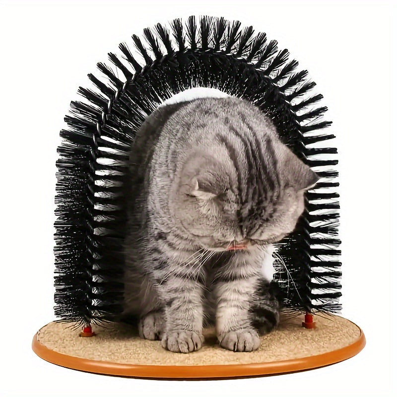 [Self-Grooming Cat Arch] Self-Grooming Cat Arch | Massage & Grooming Brushes - Cats Can't Resist Scratching Toys