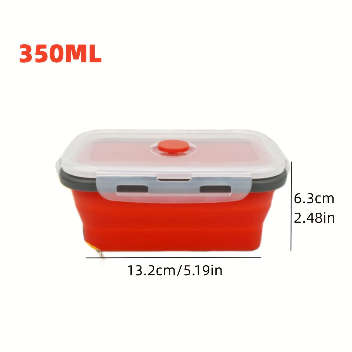 Collapsible Silicone Food Storage Containers - Microwave, Freezer & Dishwasher Safe Lunch Box with Stackable Meal Prep Containers Suitable for Leftovers, -the- Meals