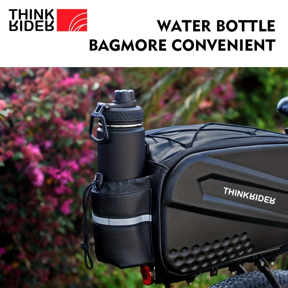 14L Hard Shell ThinkRider Bicycle Rear Hunch Bag - Anti-Splash Material, Rain Cover Included