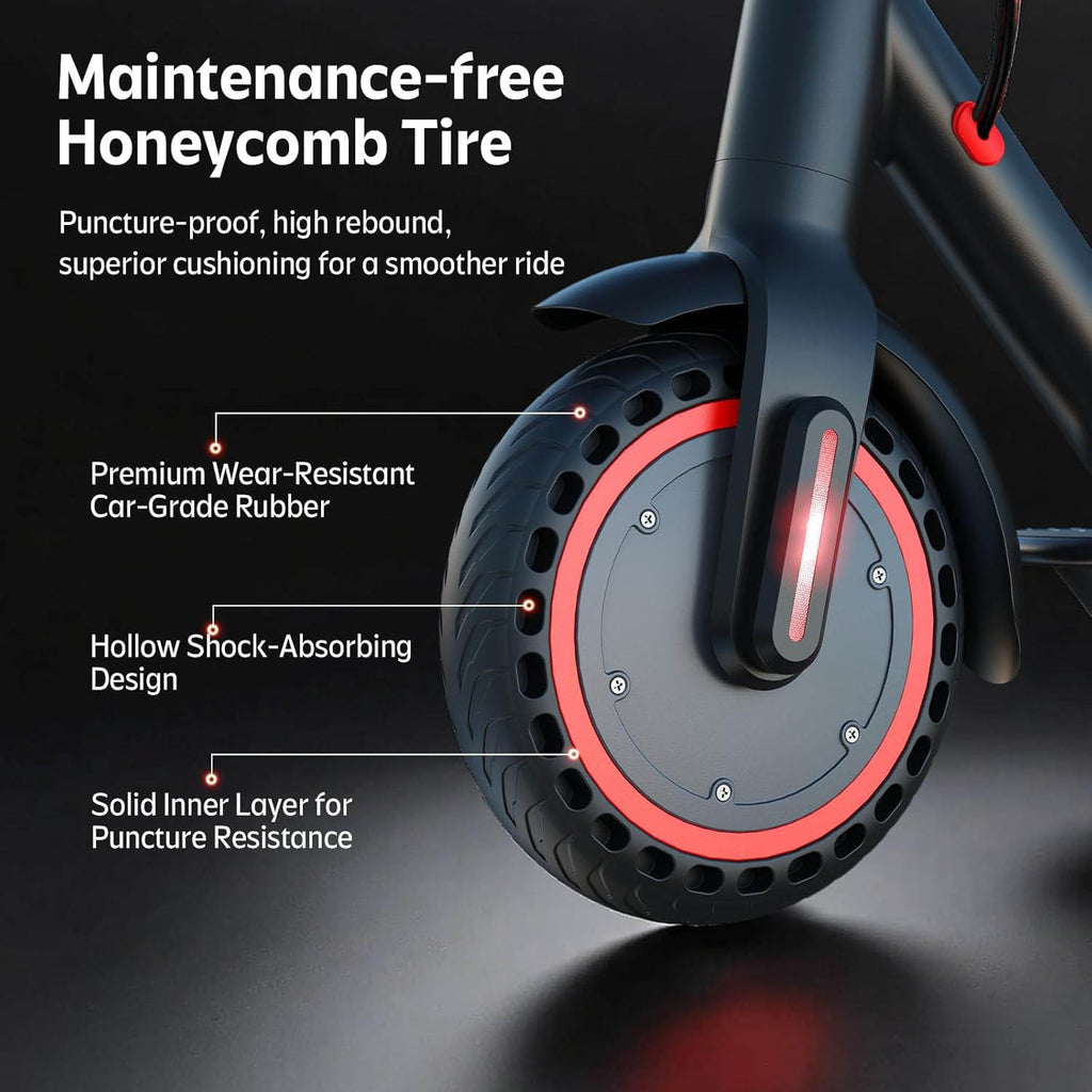 LADPED Folding Electric Scooter | 350W/500W Motor Optional, 36V-48V Battery, 8.5-14inches Anti-skid Solid Tires, Long Range, 15-20MPH Speed, Foldable Commuting E-Scooter for Adults, Surprise Birthday Gifts