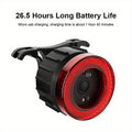 TWOOC Smart Bike Rear Light, Auto Start Stop Brake Sensing LED Charging Cycling Smart Bicycle Taillight