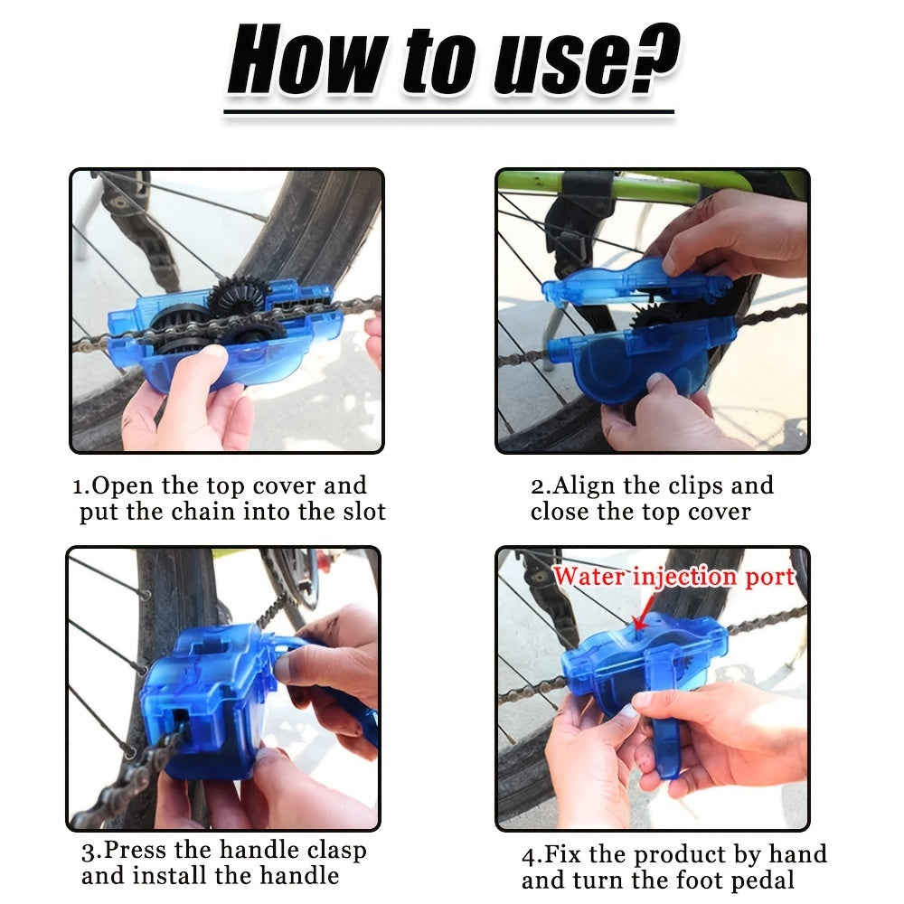 Complete Bicycle Cleaning Kit - Hair Brush, Chain Washer, Cleaning Combination & More!