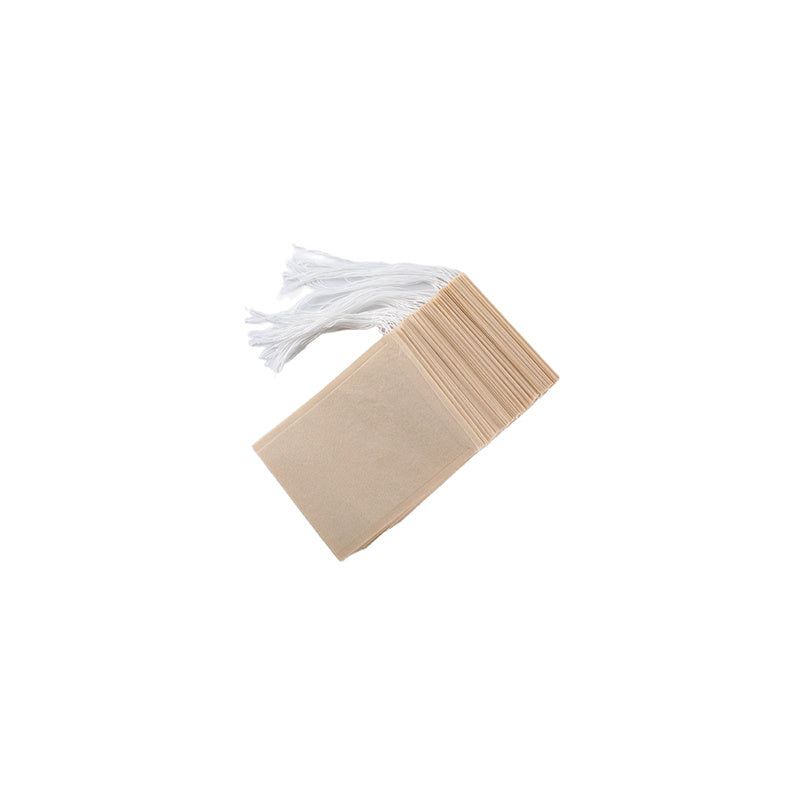 100pcs Disposable Natural Paper Filter Bags for Coffee, Tea, and Food - Safe and Convenient Brewing Solution