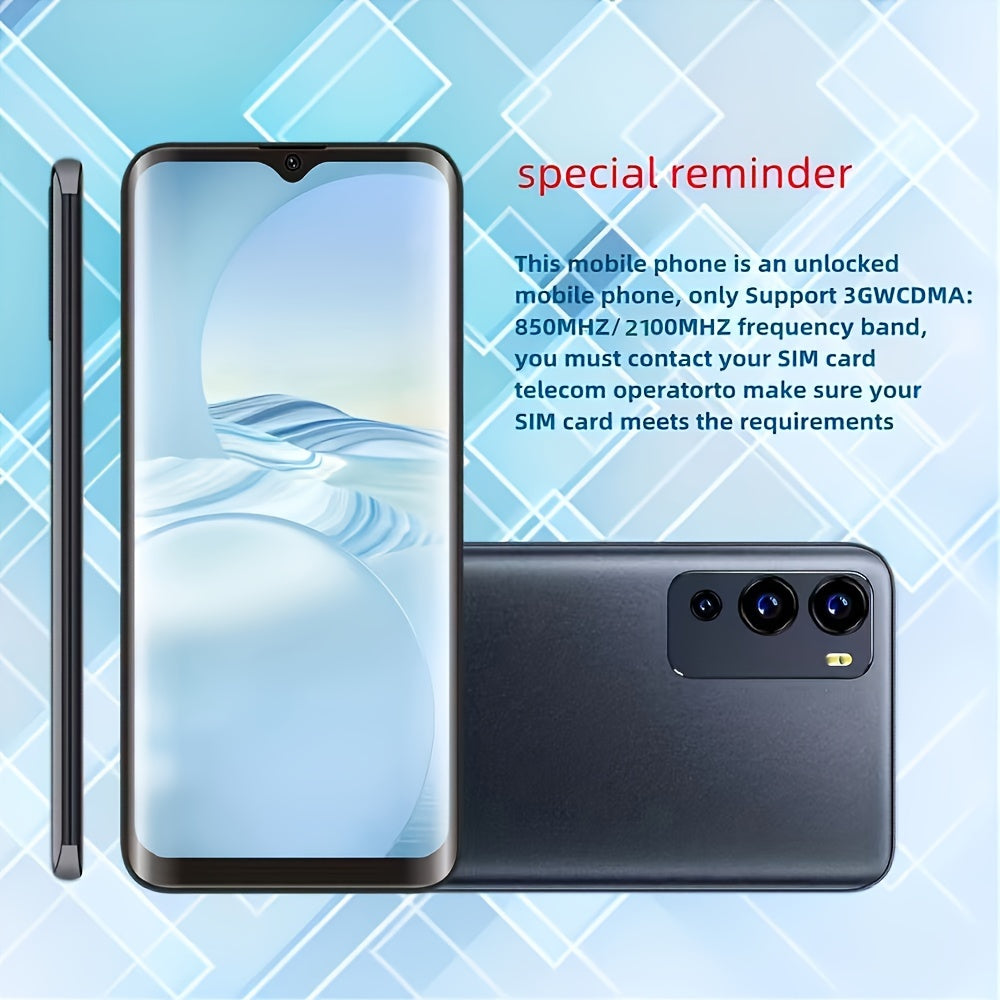 6.52-inch Dual Card Smartphone with 1GB RAM, 16GB ROM, Full Band 3G, and 3500mAh Battery - Includes US Charger
